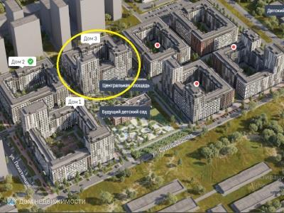 Квартал ДЕПО, 1-комнатная квартира, 50 м2, 6/17 эт.