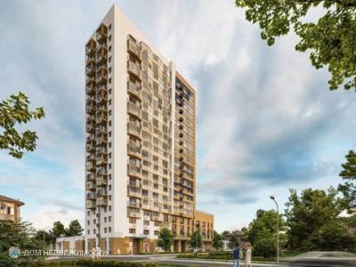 Интро, 1-комнатная квартира, 34 м2, 3/21 эт.