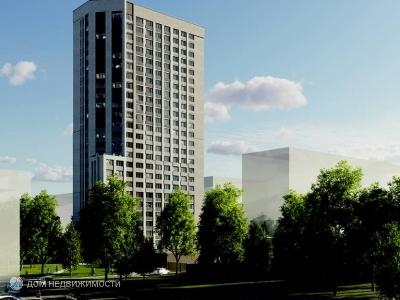 Башня Времени, Квартира-студия, 27 м2, 2/25 эт.