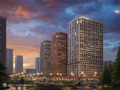 Атлас Юник, 1-комнатная квартира, 34 м2, 13/28 эт.