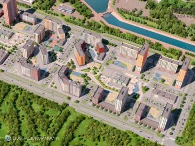 ЖК 12 квартал, 1-комнатная квартира, 39 м2, 19/23 эт.