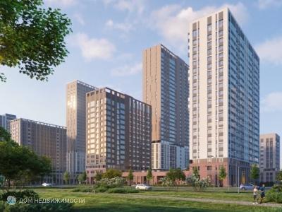 ЖК First, 1-комнатная квартира, 39 м2, 5/22 эт.