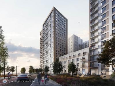 ЖК Береговой, 2-комнатная квартира, 57 м2, 4/24 эт.