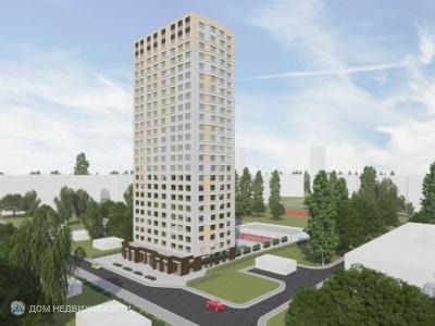 ЖК Тишина, 1-комнатная квартира, 33 м2, 22/24 эт.