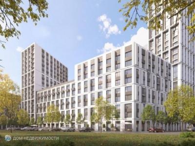 ЖК Тихий центр, Квартира-студия, 29 м2, 2/18 эт.