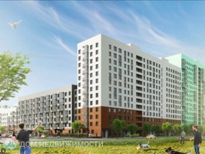 1-комнатная квартира Солнечный, 38 м2, 6/9 эт.