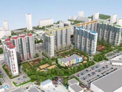 1-комнатная квартира Рассветный, 24 м2, 7/26 эт.