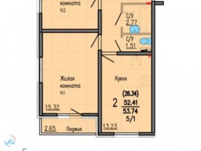 2-к. кв ЖК Мичуринский, 54 м2, 3/5 эт. 2-к. кв ЖК Мичуринский, 54 м2, 3/5 эт.