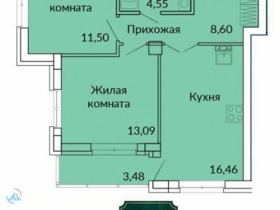 2-к. кв. ЖК Сказы Бажова, 58 м2, 15/17 эт. 2-к. кв. ЖК Сказы Бажова, 58 м2, 15/17 эт.