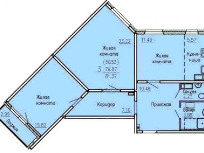 2-к. кв. ЖК Хрустальные ключи, 81 м2, 4/18 эт. 2-к. кв. ЖК Хрустальные ключи, 81 м2, 4/18 эт.