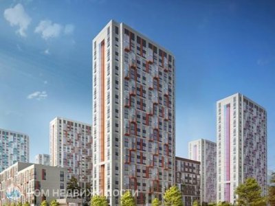 River Park, 1-комнатная квартира, 41 м2, 5/25 эт.