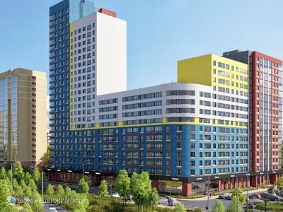 ЖК Абрикос, 1-комнатная квартира, 35 м2, 14/26 эт.