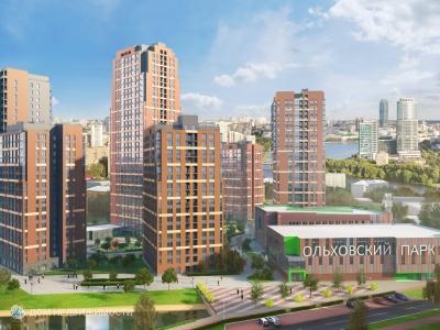 ЖК Ольховский парк, 1-комнатная квартира, 33 м2, 9/32 эт.