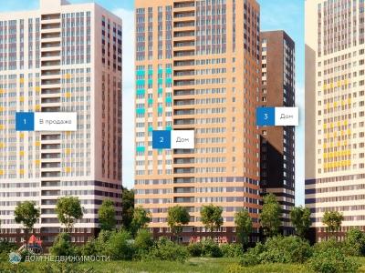 ЖК Фристайл, 1-комнатная квартира, 36 м2, 17/26 эт.