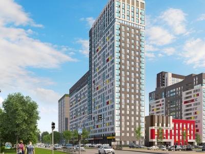 3-комнатная квартира, 73 м2, 12/25 эт.