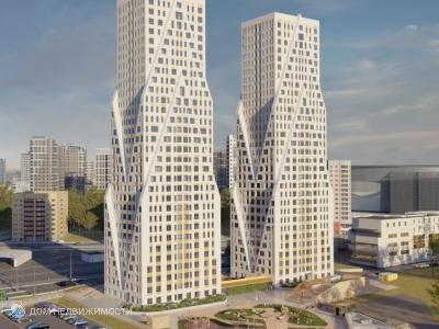 Даблхаус 1:1, 3-комнатная квартира, 80 м2, 14/30 эт.