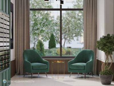 Green Garden, 1-комнатная квартира, 39 м2, 4/25 эт.